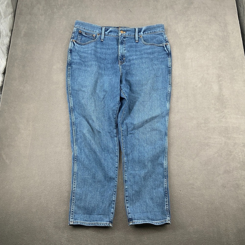 J.CREW Classic‎ Vintage Jeans Womens 33 Blue Denim Streetwear High-Rise Straight